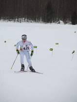 M12 sarjassa Joona Martikainen maalisuoralla